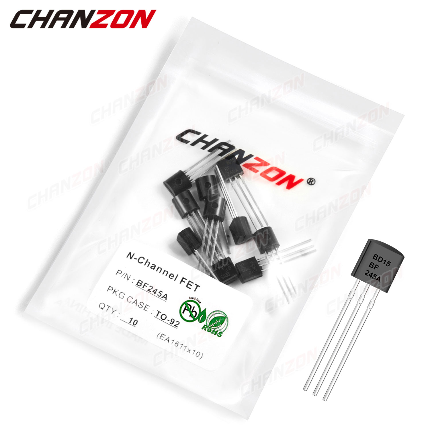 Diy Electronics Youtube Channel - 10Pcs BF245A TO-92 N-Channel JFET RF