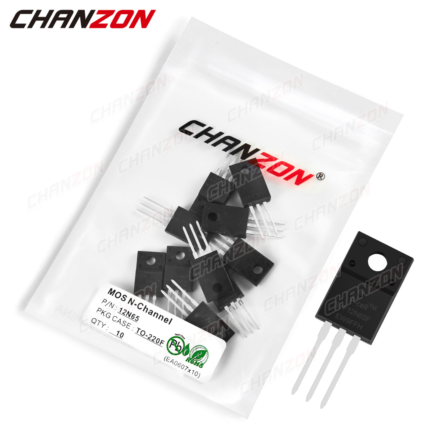 Diy Electronics Youtube Channel - 10pcs 12N65 TO-220F N-Channel Mosfet Bipolar