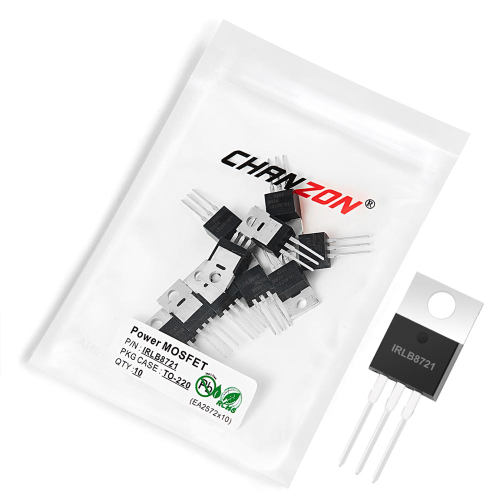 Diy Electronics Youtube Channel - 10Pcs IRLB8721 TO-220 Power SIC Mosfet