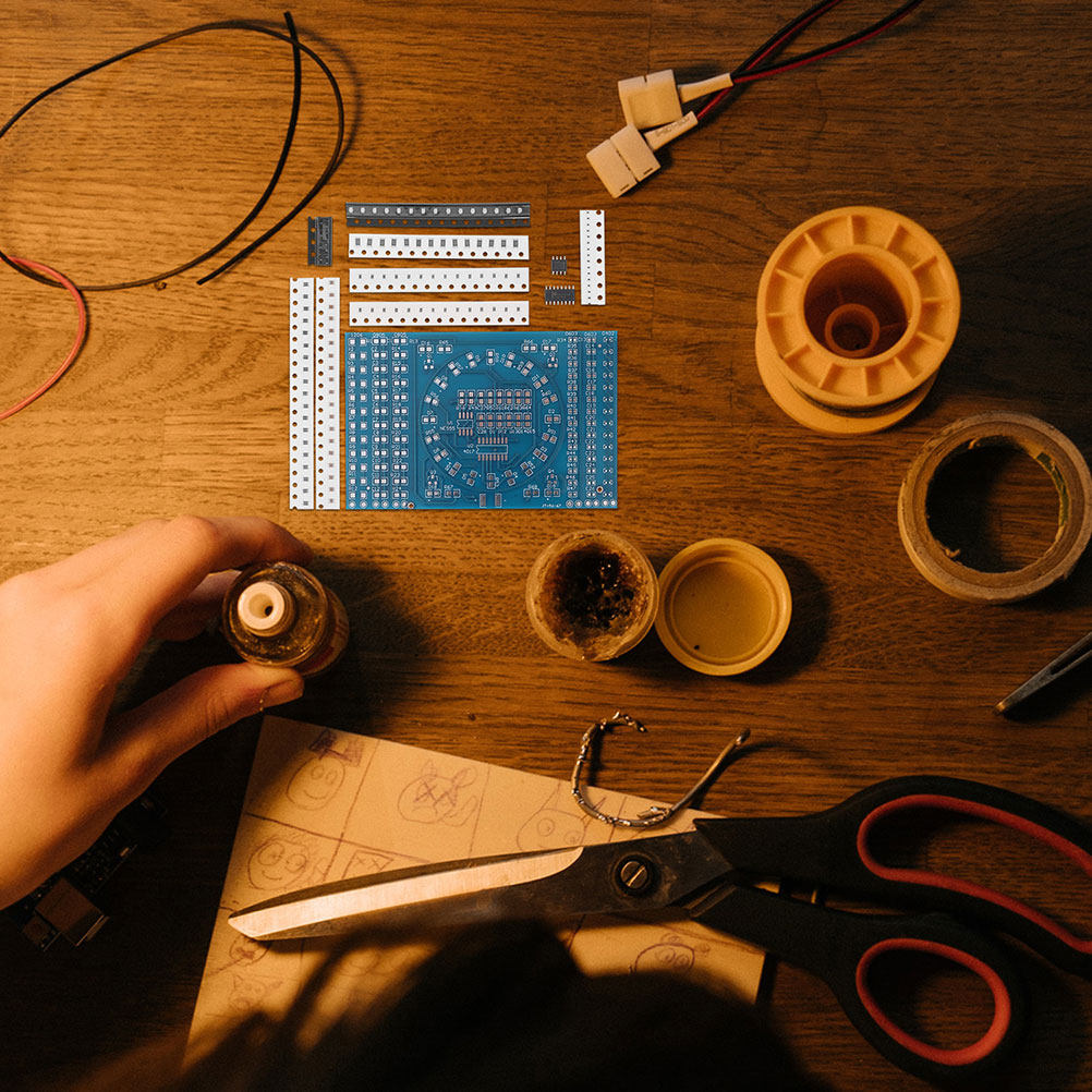 Diy Electronics Workshop - 2Sets Soldering Practice Kit Smd Components