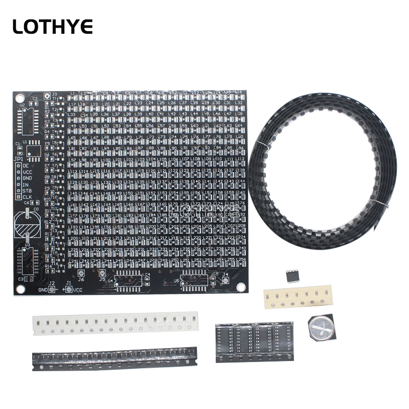 DIY Electronic Kit 256 LED Dot - Diy Electronic Components review and price