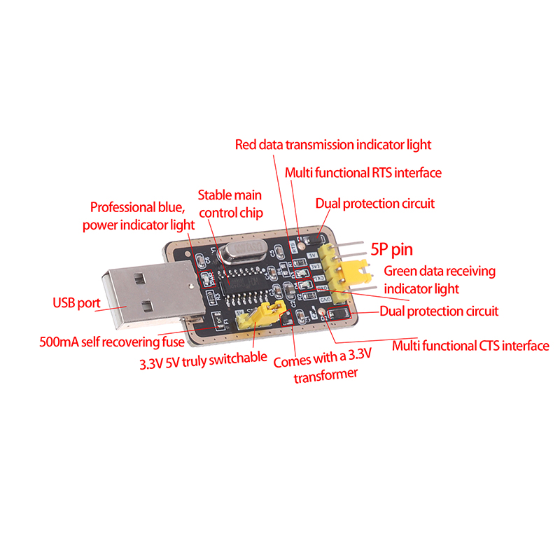 **CH340G Serial Port Modules U - Arduino Diy Electronics review and price