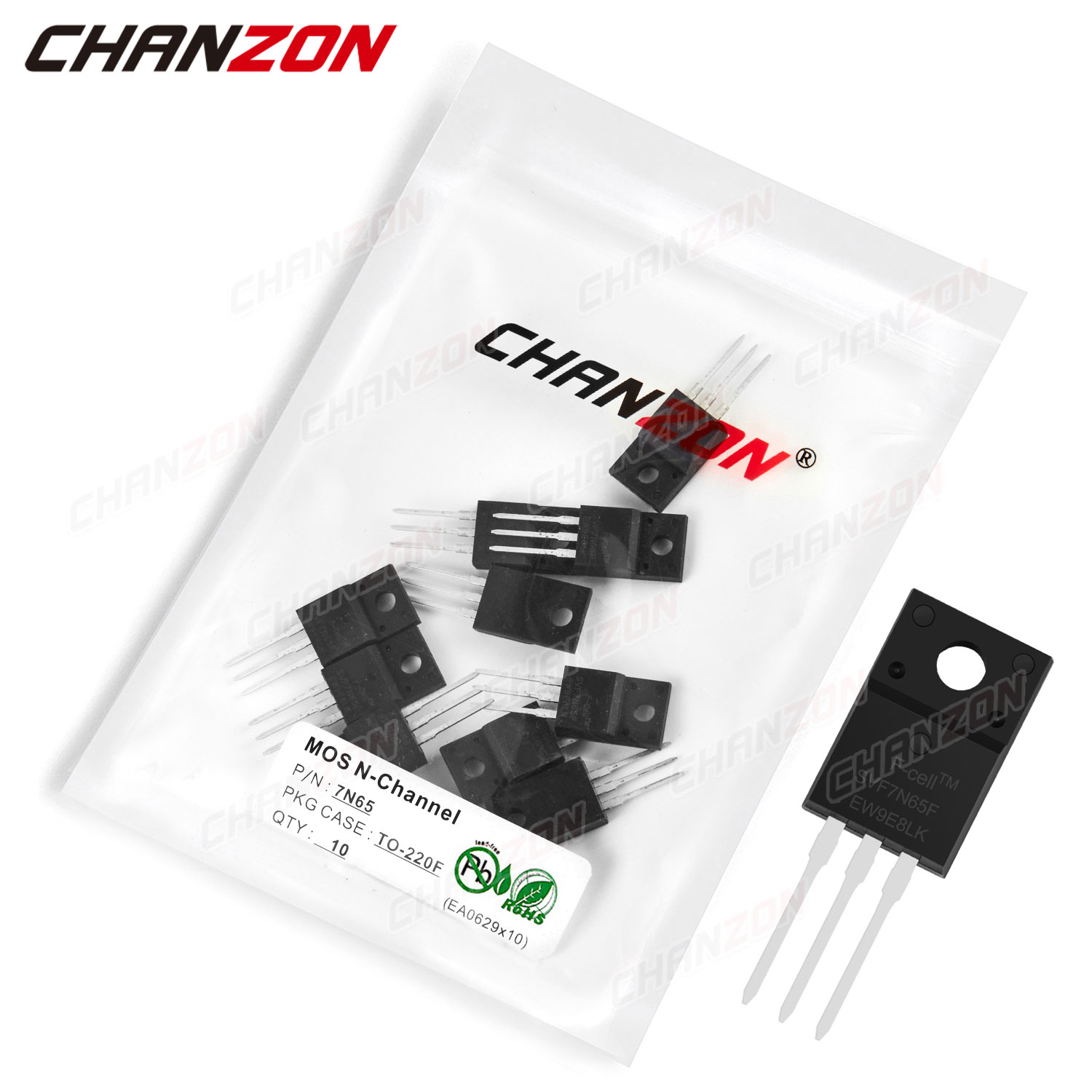 10pcs 7N65 TO-220F N-Channel M - Diy Electronics Youtube Channel review and price