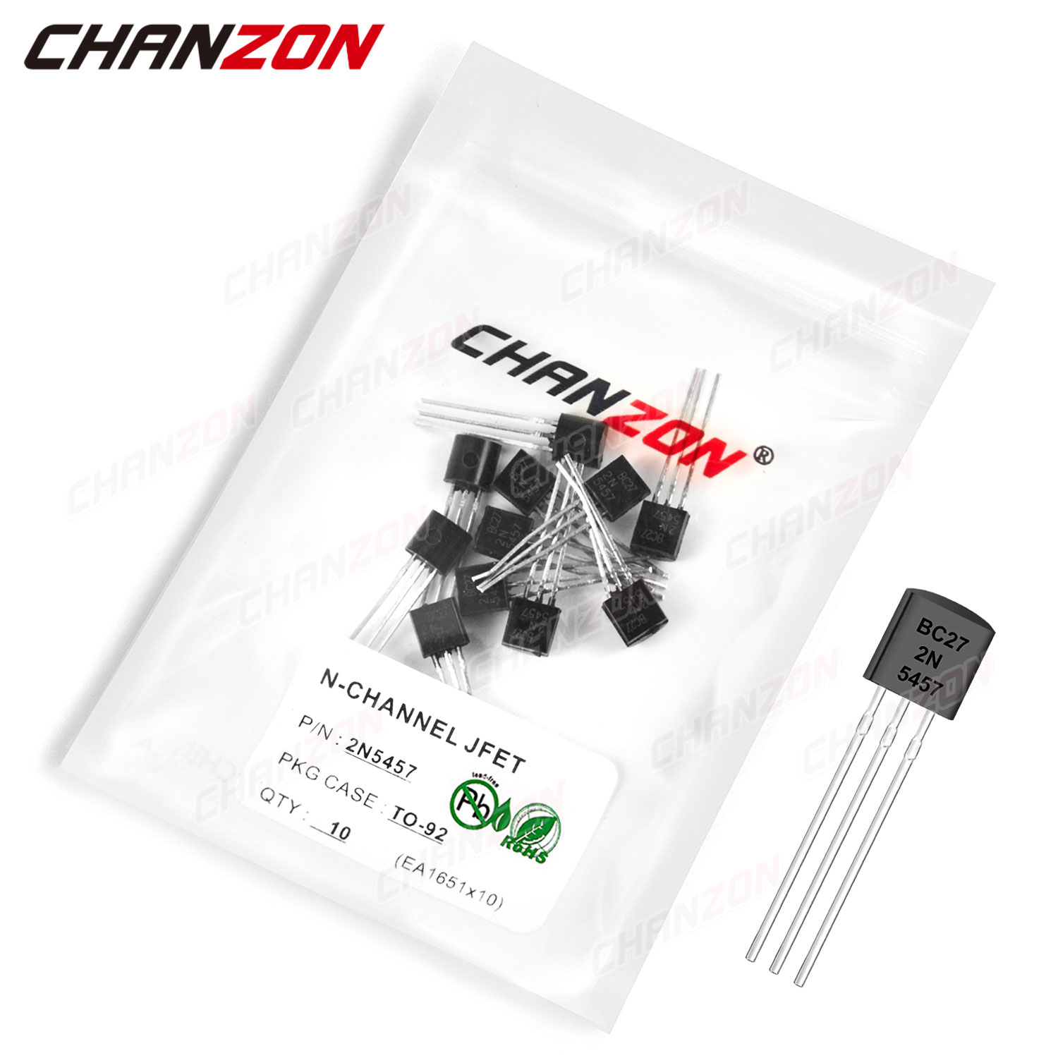 10Pcs 2N5457 TO-92 N-Channel A - Diy Electronics Youtube Channel review and price