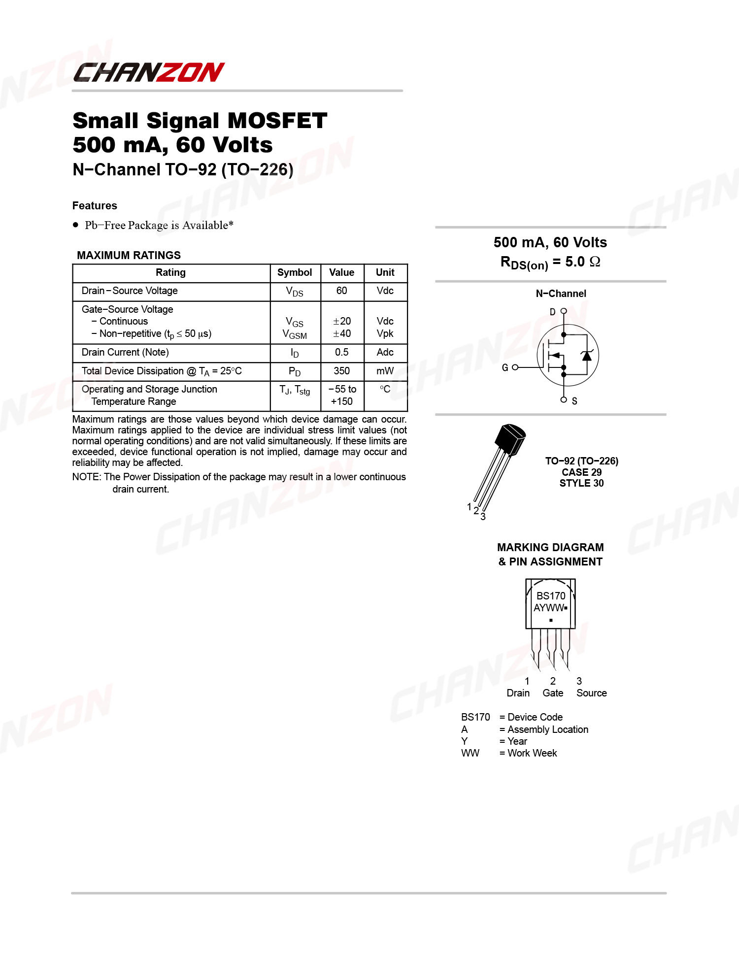 10pcs BS170 TO-92 N-Channel Mo - Diy Electronics Youtube Channel review and price