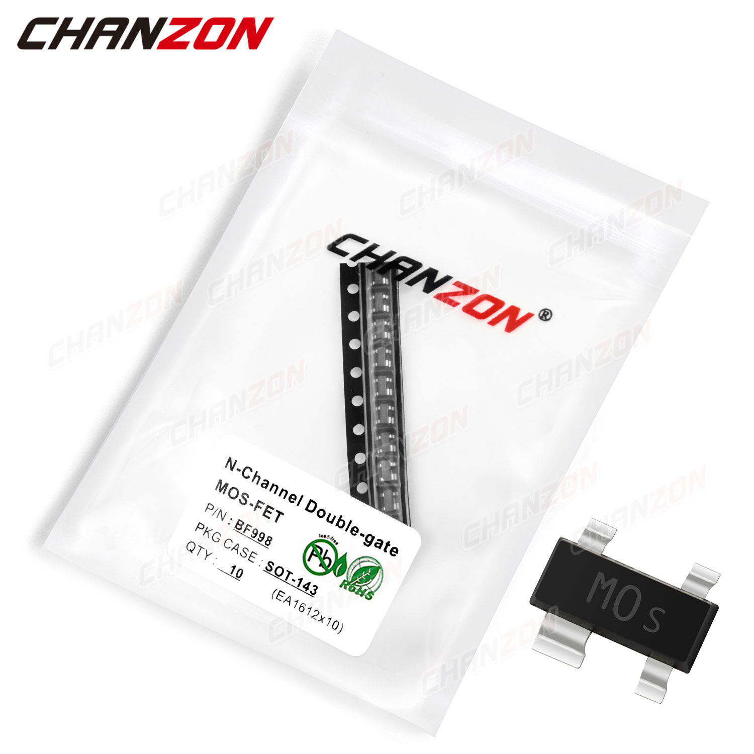 10Pcs BF998 SOT-143 N-Channel  - Diy Electronics Youtube Channel review and price